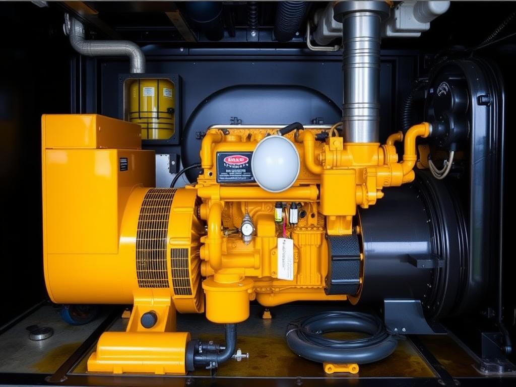 Important parameters and oil change schedule for diesel generatorsфото